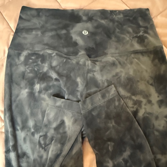LULULEMON Align Hi-Rise Legging 28" Diamond Dye Pitch Grey Graphite - Picture 2 of 3